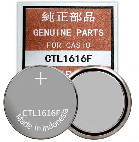 CTL1616F Battery, Replacement Battery Compatible with Panasonic CTL1616 CTL1616F Batteries for Casio Solar Watches Part Numbers #10065657#10291127#10382262#10175828#94806704