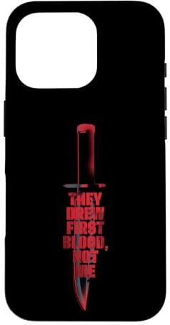 Hülle für iPhone 16 Pro John Rambo They Drew First Blood Filmzitat