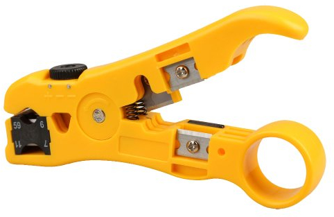 Universal Netzwerk Telefon Kabel Zangen Stripper Drahtschneider Tool Kit für UTP STP RG Verkauf