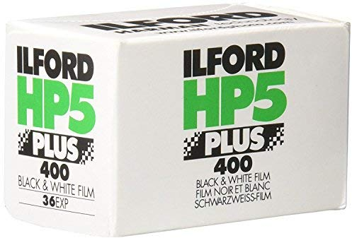 Ilford HP5 Plus Printed Film Black and White, 35 mm, ISO 400, 36 Poses 2 Pack