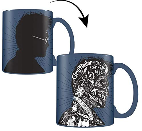 Wizarding World SCMG24936-Multi Coloured-11oz/315ml Harry Potter (Magic Portrait) Heat Changing Mug, Multi Coloured