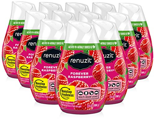 Renuzit Ambientador en gel, Forever Raspberry, 12 unidades