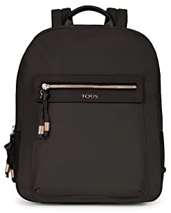 Tous Brunock Chain, Bolso Mochila para Mujer, (Negro 695810087), 26x33x9.5 cm (W x H x L)