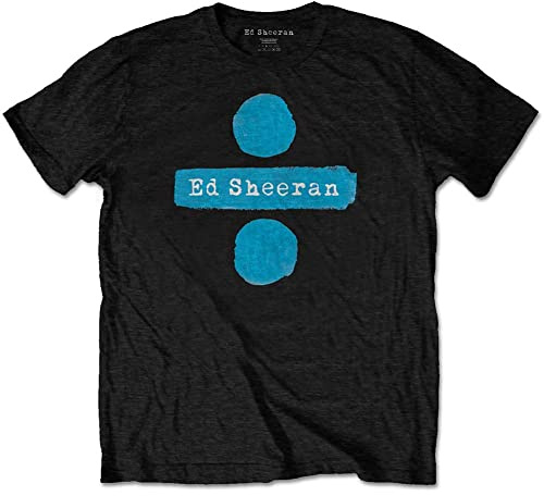 Ed Sheeran EDTS01MB01 T-Shirt, Black, Small