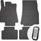 moto-MOLTICO Gummimatten Auto, 4-teiliges Set, Allwetter Gummi Fußmatten, Antirutsch & Wasserfest Autoteppiche - passend für Mercedes-Benz A-Klasse W169 2004-2012