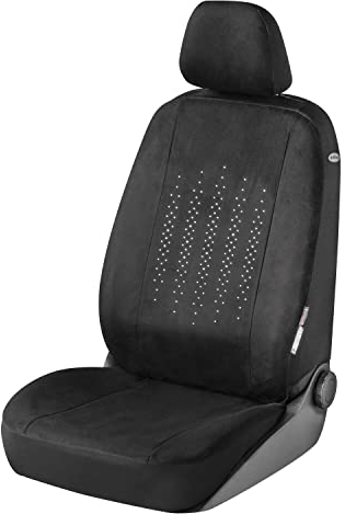 WALSER 11068 Auto Sitzbezug Julia verziert mit Kristallen von Swarovski, Schonbezug für Vordersitz, Sitzschoner