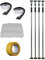 Scorprotect® Staubschutzwand Set Renovierung Höhe 2,90 m x Breite 5,00 m mit selbstklebenden Reißverschlüssen