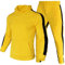 amropi Herren Trainingsanzug Jogginganzug Männer Kapuzenpullover und Jogginghose Sportanzug (Gelb,L)