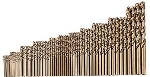Juego de brocas, 1mm-8mm 74 piezas Juego de brocas HSS CO