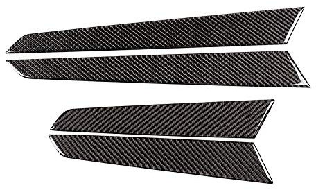 WANGXI Auto-Innentürgriff-Verkleidungsstreifen Decken Kohlefaserverkleidung ab, für Mercedes-Benz C-Klasse W204 2007-2013