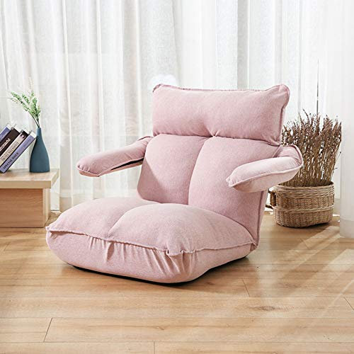 Floor Chair, with Back Support,Folding Gaming Chair, for Indoor Floor Bay Window Reading Watching Gaming,Kids Adults