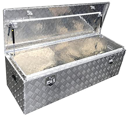 Toolbox Aluminium Checker Plate 56x20x17.5 (1420x500x445mm)