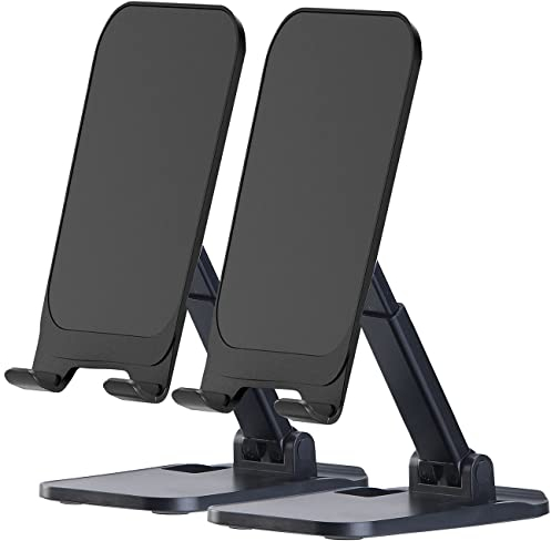 2 supports universels pliables et inclinables pour smartphone et tablette [Pearl]