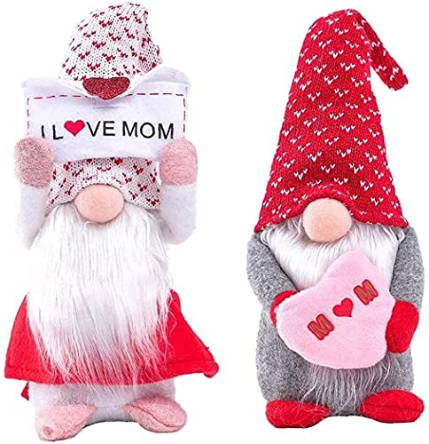 Muttertagsgeschenk Geschenke für Mama Mutter,2Stück Muttertag Wichtel Deko Geschenk für Frauen Mama Wichtel Plüschpuppen GNOME Figuren Geburtstag Geschenke für Muttertag