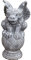 stoneandstyle Steinfigur Gargoyle auf Kugel frostfest wetterfest Steinguss
