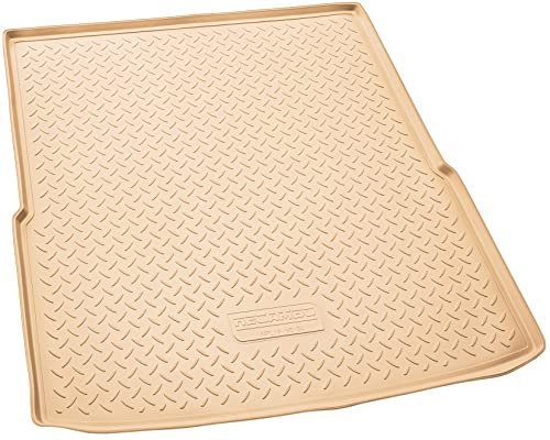 Recambo Gummi Kofferraumwanne Premium passend für VW Passat B7 Variant + Alltrack | BJ 2010-2014 | passgenau mit Rand | Beige