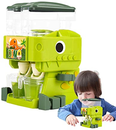 haoying Dispensador de Agua para niños,Lindo Dinosaurio dispensador de Agua de Juguete - Juegos de imaginación en Miniatura para niños, máquina de Agua, Fuentes de Agua Potable, Juguetes