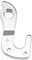EMSea Mech Schaltauge Fahrrad Schwanz Haken Metall Schaltwerk Haken Kompatibel mit Cube Access Aim Analog Touring Nature Reaction Pro Silber