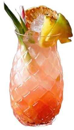 SUREK Splendidamente Bicchieri da Vino Senza Stelo Bicchieri da Succo in Cristallo Bicchieri da Cocktail Bicchieri da Acqua 480 ml / 16,2 Once Personalizzato