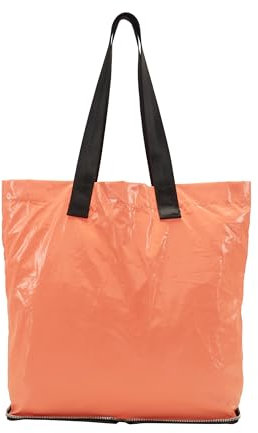 O bag - Shopper Tasche little italy aus polyurethan, orange (37 X 35 X 12.5 cm)