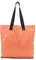 O bag - Shopper Tasche little italy aus polyurethan, orange (37 X 35 X 12.5 cm)