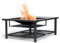 Blumfeldt Merano Avanzato L Brasero Exterior - 3 en 1 Hoguera, Barbacoa & Mesa, Estructura de Acero, Tablero de Terrazo, Incluye Parrilla, Atizador & Protector Antichispas, Ideal para Jardín & Patio