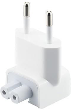 Tête De Canard Adaptateur Chargeur USB Chargeur pour MacBook Power Chargeur AC Détachable Electrique Euro EU Plug (Blanc)