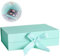 Geschenkbox mit Schleife, Magnetische Geschenkkarton mit Deckel, Wiederverwendbare Geschenk Verpackungsbox, Partei Geschenkboxen, Magnetfaltbox, für Geburtstag, Weihnachten, Valentinstag, Grün