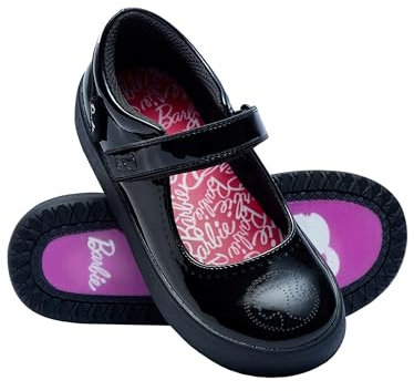 Barbie Scarpe Scarpe da Scuola | Calzature per Bambini | Nero 35