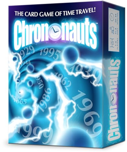 Looney Labs Chrononauts Kartenspiel - Zeitreise-Abenteuer für 1-6 Spieler