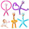 4 Pcs Jouet de Girafe à Ventouse Télescopique, Jouet sensoriel Girafe avec lumières, Jouet Fidget pour Enfants et Adultes, Jouet Éducatif Amusant de Soulagement du Stress pour Enfants et Adultes