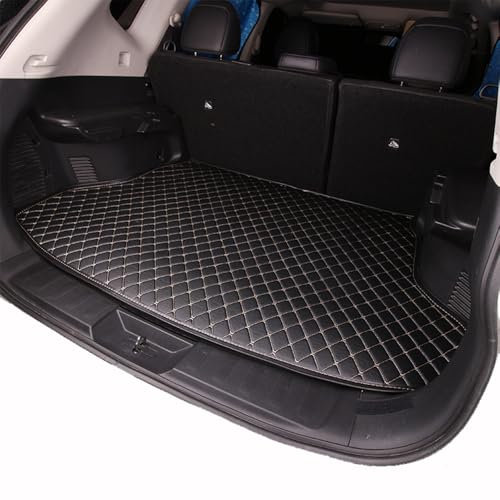 Kofferraum Schutzmatte für Opel Zafira C 2012-2023, Auto Kofferraummatten, Kratzfeste Schutzmatte, Wasserdicht rutschfest Kofferraum Schutzmatten Zubehör,C-Beige