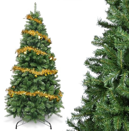 YEAUPE PRO Sapin de Noël Artificiel 150 cm, Arbre Artificiel pour Décoration avec Riches Branches Réalistes, Sapin Facile à Monter