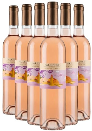Collioure Cuvée des Peintres 50cL - Rosé 2025 - La Cave de l'Abbé Rous - Vin Rosé du Languedoc - Roussillon (6x50cl)