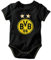 Borussia Dortmund Unisex Baby Bvb-babybody Emblem BVB Babybody, Schwarz, 62/68 EU