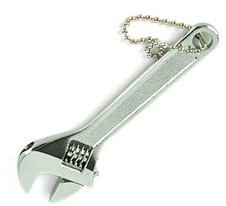 Vogueing Tool - Chiave piccola da 68 mm, regolabile, antiscivolo, per riparazione e manutenzione, colore: Argento