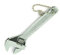 Vogueing Tool Kleiner Schraubenschlüssel, 6,3 cm, 68 mm, verstellbarer Schraubenschlüssel, rutschfest, für und Wartung, silberfarben