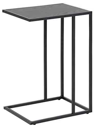 AC Design Furniture Jörn Laptoptisch, L: 43 B: 35 H: 63 cm, Holz/Metall, Schwarz, 1 Einheit