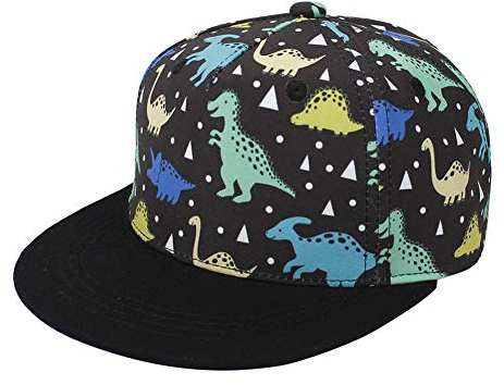 ISAKEN Kinder Junge Mädchen Basecap Kappen Cap Truckers Hat Schirmmütze Cartoon Dinosaurier Muster Kappe Verstellbar Baseballmütze Sonnenhut Sommer Outdoor Schirmkappe Kinderhut