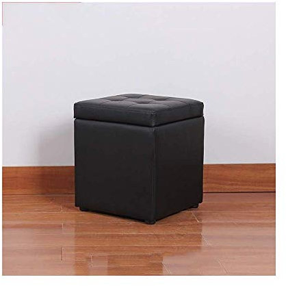 Sywlwxkq Kreativer Fußhocker/Schuhwechselhocker/Umkleide-Quadrathocker/Wohnzimmer-Aufbewahrungshocker (Color : L)