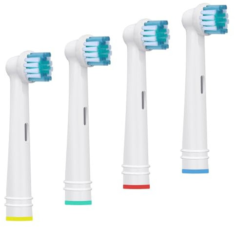 Testine di ricambio per spazzolini - Testine Spazzolino Elettrico Compatibili con Oral B Vitality, Precision Clean,Advance Power, Sensitive, Genius Series e Altri Modelli - Di Kisstta(4)