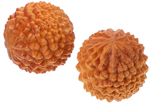 Artibetter 2 Stücke Holz Massagekugeln Ball Triggerpunkte Kugeln zum Freigeben von Rücken Fuß Körper Triggerpunkt Muskeln