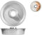 Habi 2537528 Tartera Alta con Tubo pastelería Aluminio, 28 cm, Aluminium