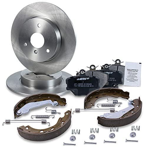 BESTPRICE BESTPRICE Bremsenset inkl. Bremsscheiben vorne Ø 280 mm Voll + Bremsbeläge vorne und Bremsbacken hinten + Radbremszylinder