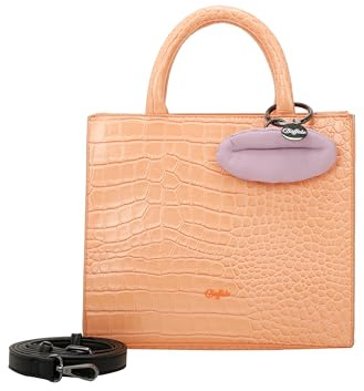 Big Boxy Collection Croco Orange Tan