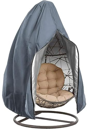 Housse de chaise d'œuf Housse de coquille d'œuf pour l'extérieur, housse de fauteuil suspendu, terrasse, jardin, housse de balançoire, imperméable, anti-poussière, housse de chaise d'œuf (couleur :