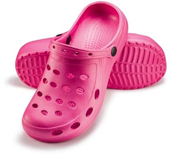 ESTRO Sabot de Jardin Femme - Sabots Homme Unisexe Mules Hommes Sabot Plastique Homme Léger Mules et Sabots Femme Jardin A02 (37, Rose)
