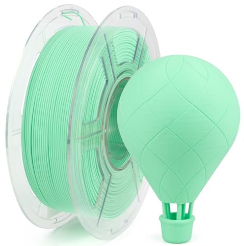 iSANMATE Matt High Speed PLA+ Filament, 1.75+/-0,02mm PLA+ Filament, 3D Hoher Wirkungsgrad Drucker Filament 1kg Spule (2.2 LBS), Unterstützt Druckgeschwindigkeit 30-500mm/s