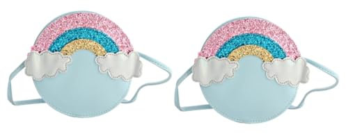 WRITWAA 2St modische Umhängetasche Geldbörse Umhängetasche Kostümschmuck Mädchen Dekoration Kinder strandtaschen Kinder umhängetasche Reisetasche Kinder Vorratsbehälter Aufbewahrungstasche