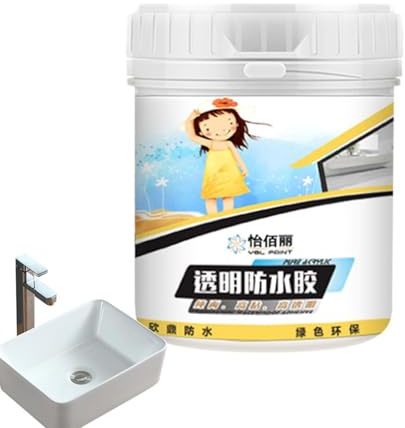 MLqkpwy Colla impermeabile, colla invisibile impermeabile | Colla impermeabile invisibile trasparente per piastrelle - Colla per riparazione di pareti esterne per piastrelle da bagno senza